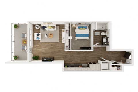 SCHOONER, Open 1 Bed, 1 Bath at Marina Square, Bremerton, 98337